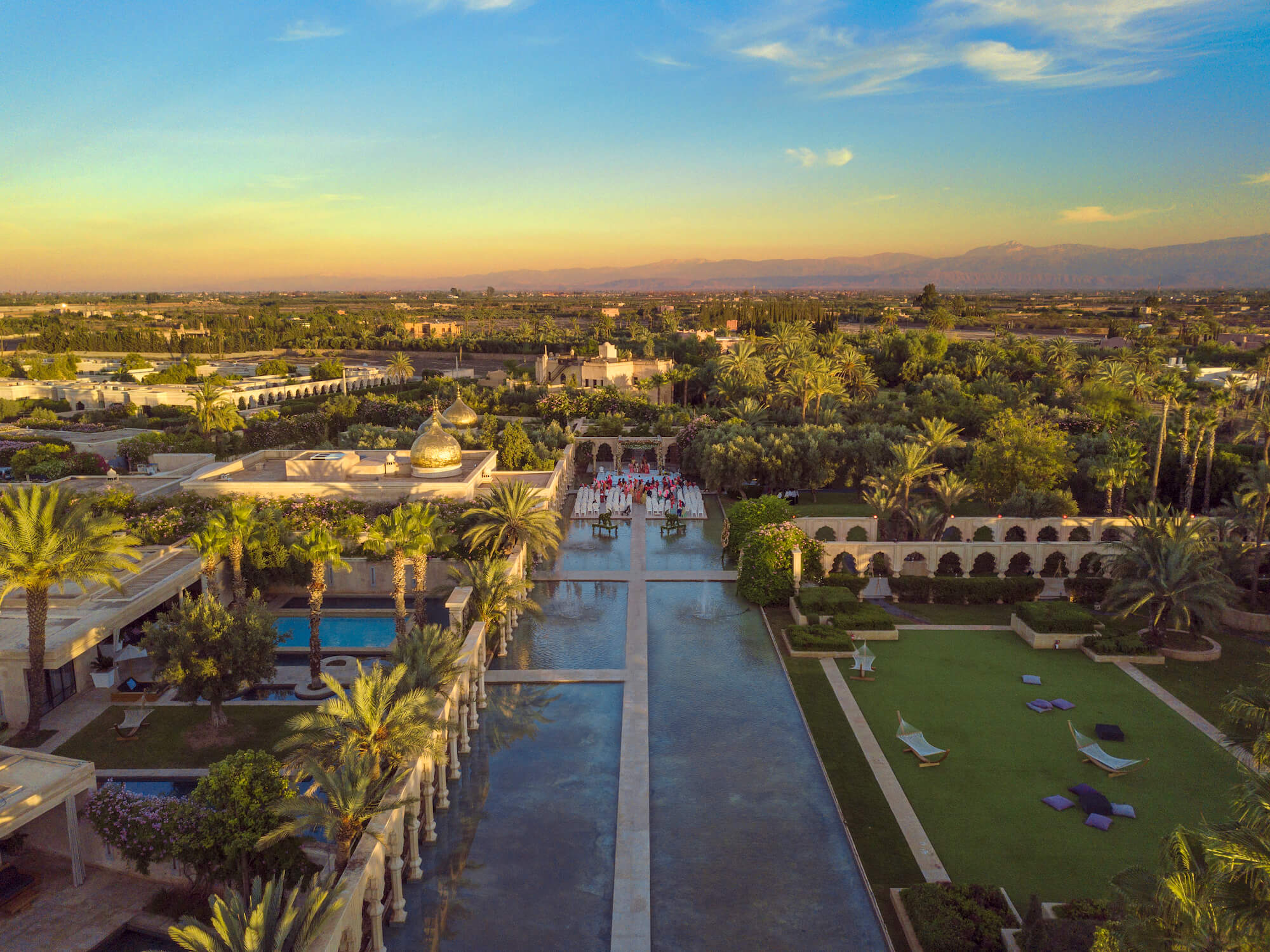 A view of Palais Namaskar in Marrakech